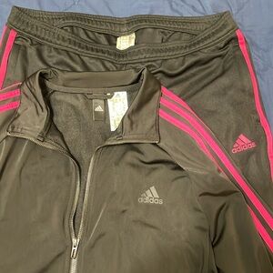 Adidas track set Black and Pink